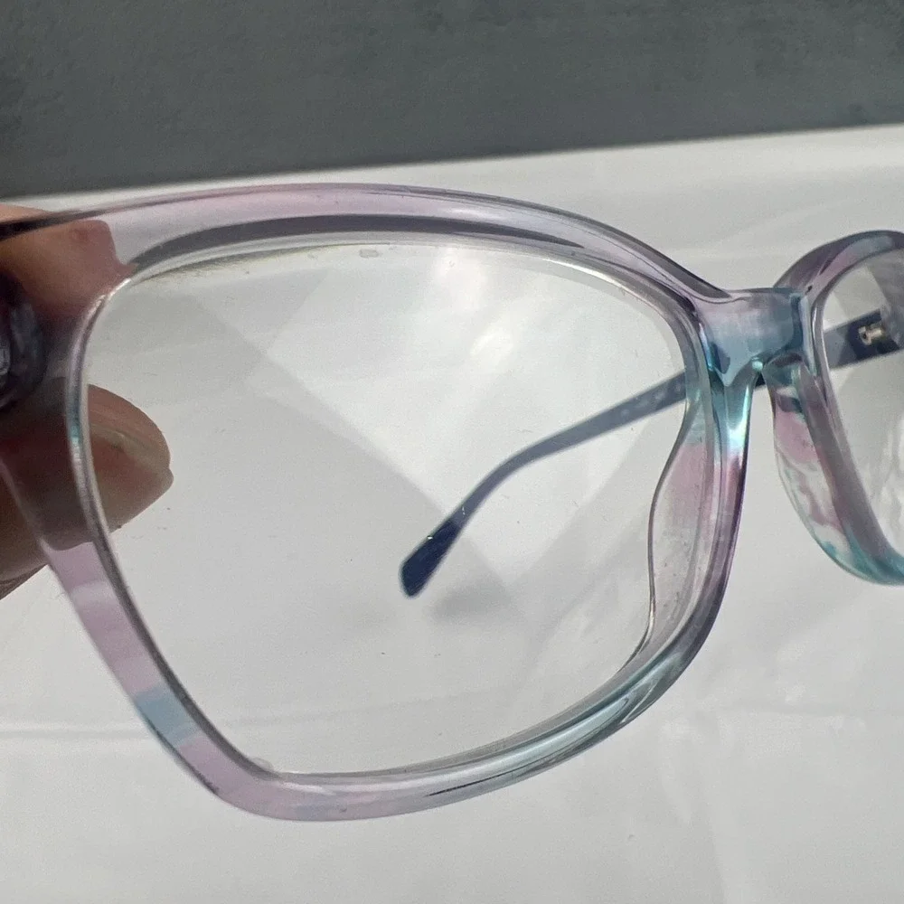 RAY BAN KIDS RB 1591 3807 Blue Purple Flex Hinge Eyeglasses 48-16-130 Frames #3